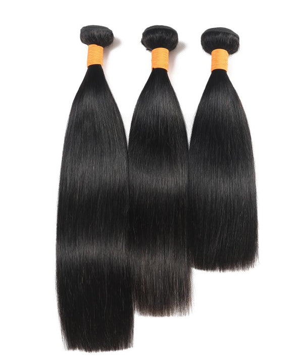 3 Silky Straight Layered Weave Hair Bundles 100% Virgin Human Hair Extension